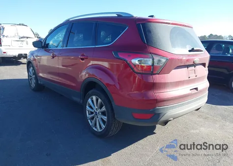 2017 Ford Escape Titanium z USA, uszkodzony, nr VIN 1FMCU0JD4HUB05952